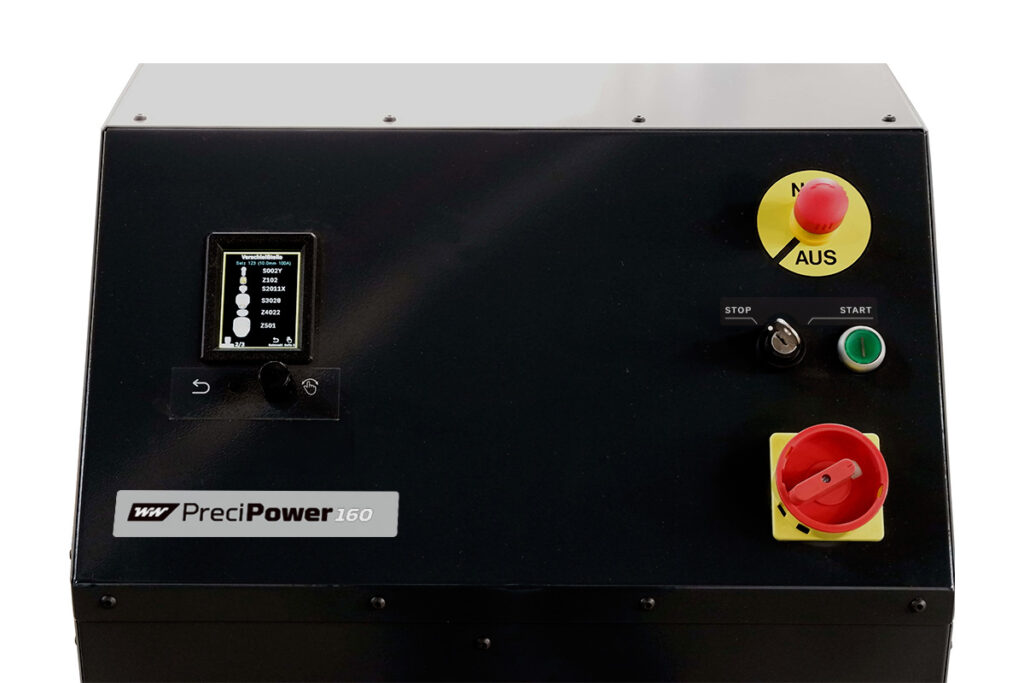 PreciPower 160 Bedienfeld